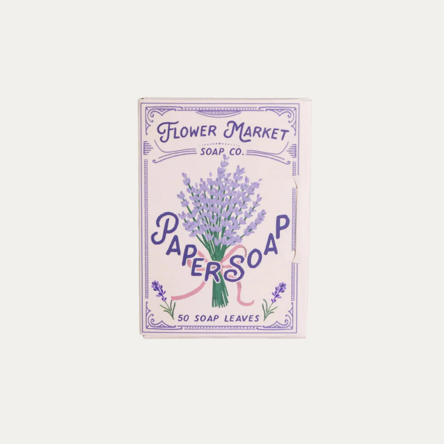 Lavender Paper Soap
