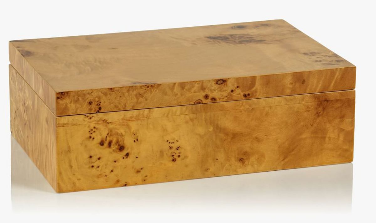 Leiden Burl Wood Design Box