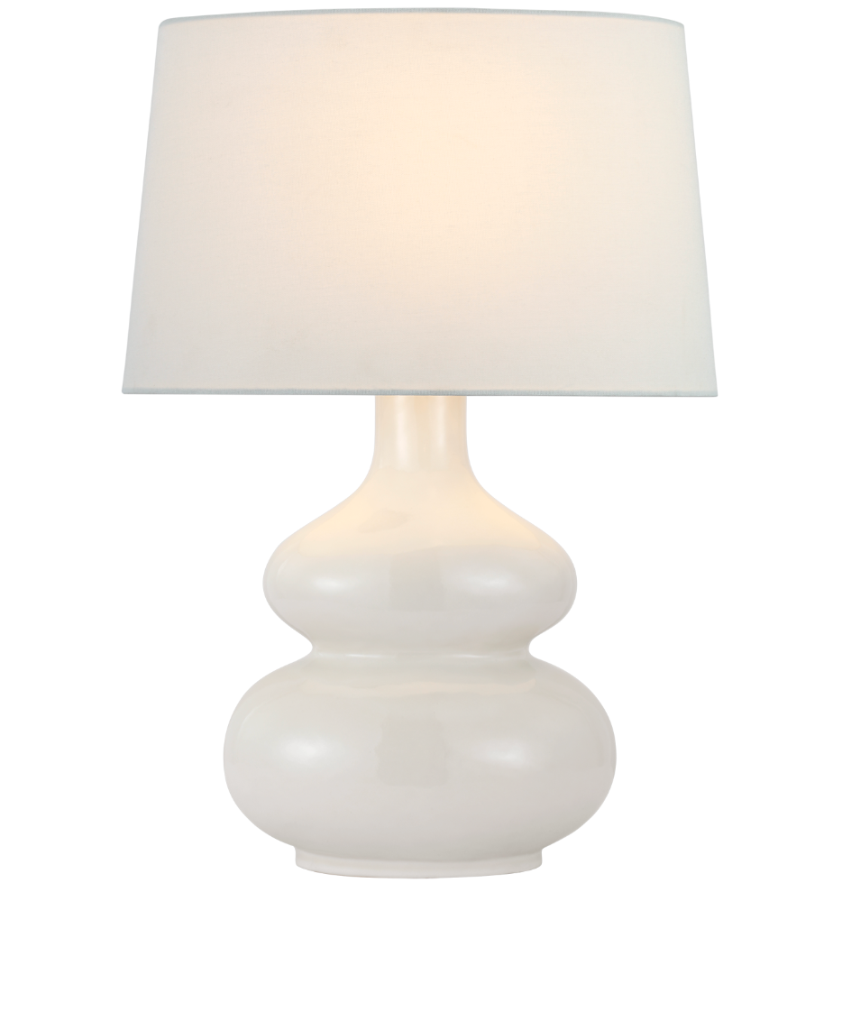 Lismore Medium White Lamp
