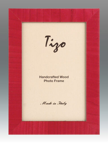 Narrow Natural Grain Italian Wood Frame 5x7