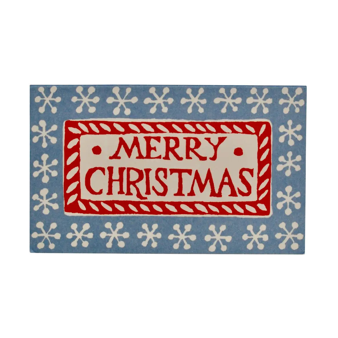 Merry Christms Gift Cards Red and Blue, Pk of 6