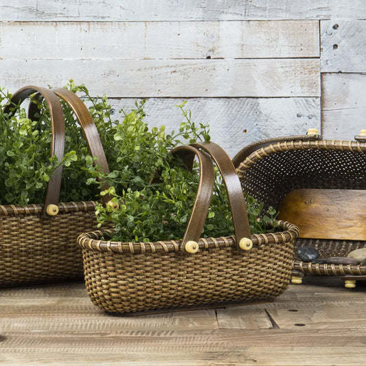 Rattan Planter Set 3