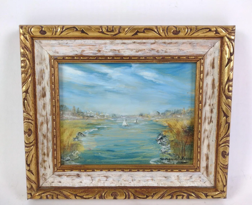 Riverscape in Oil Painting