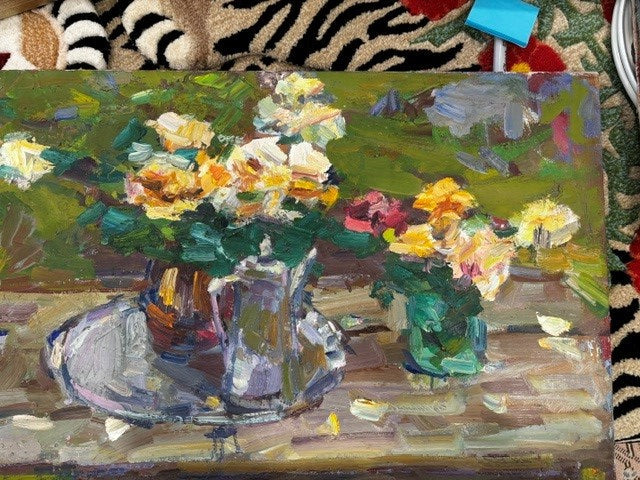 Unframed Artwork - Roses by V Pereta