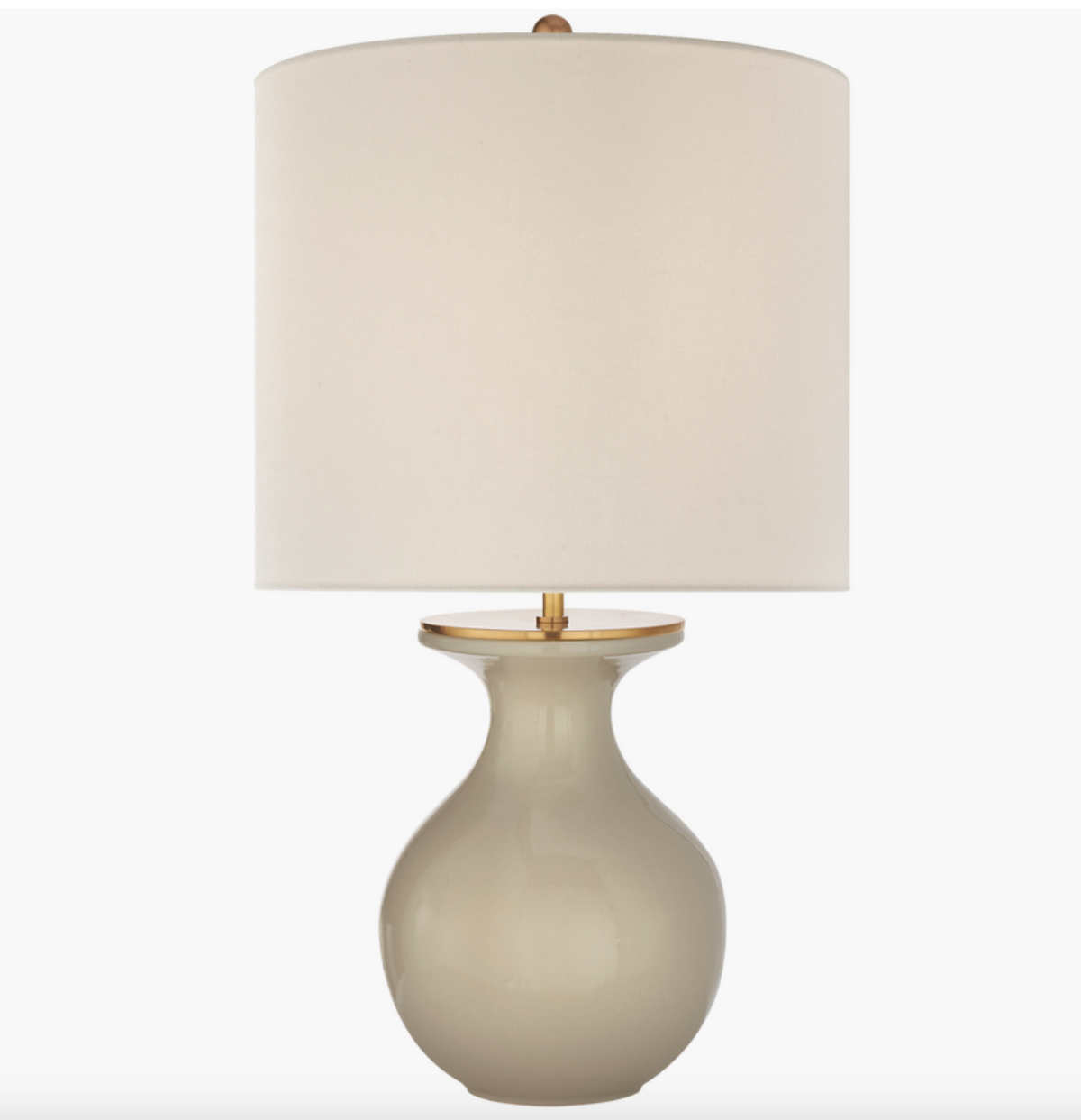 Albie Small Grey Lamp