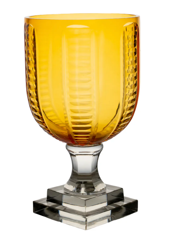 Small Colored Hurricane with Clear Base