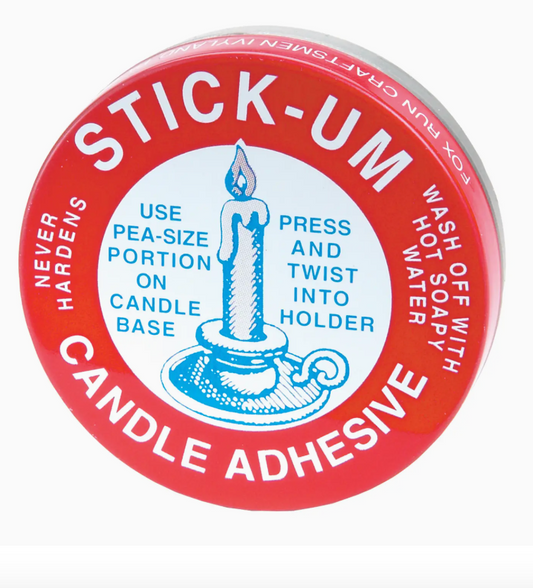 Fox Run Stick-Um Candle Adhesive, 0.5-Ounce