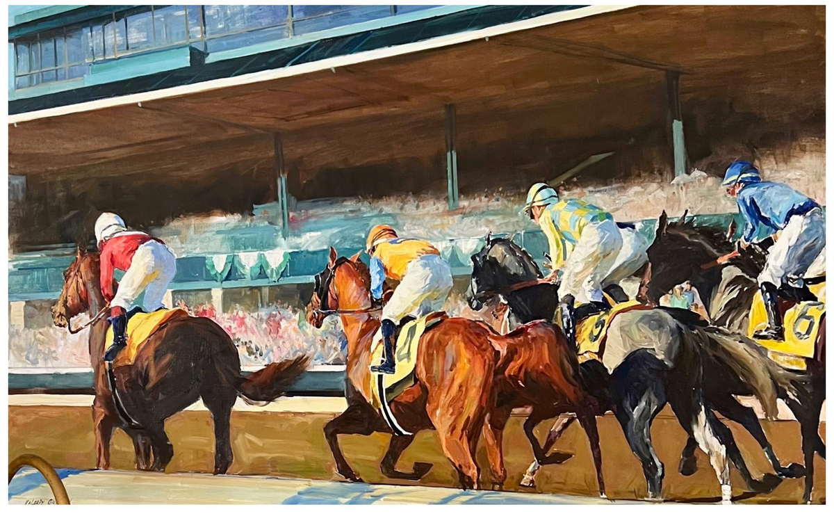 Out of the gate at Keeneland