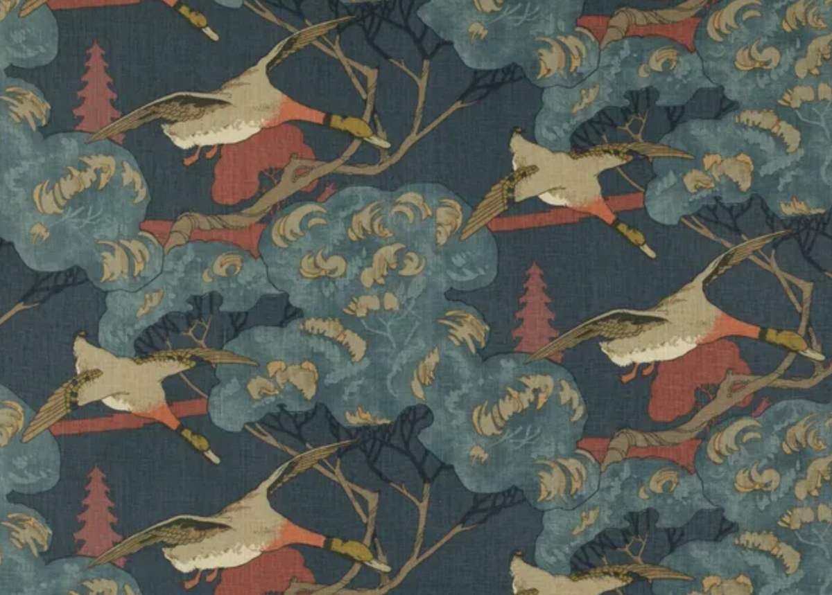 Flying Ducks Lumbar Pillow