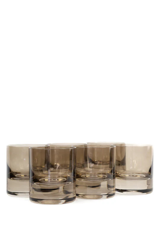 Smoke Rocks Glasses (Set of 6)