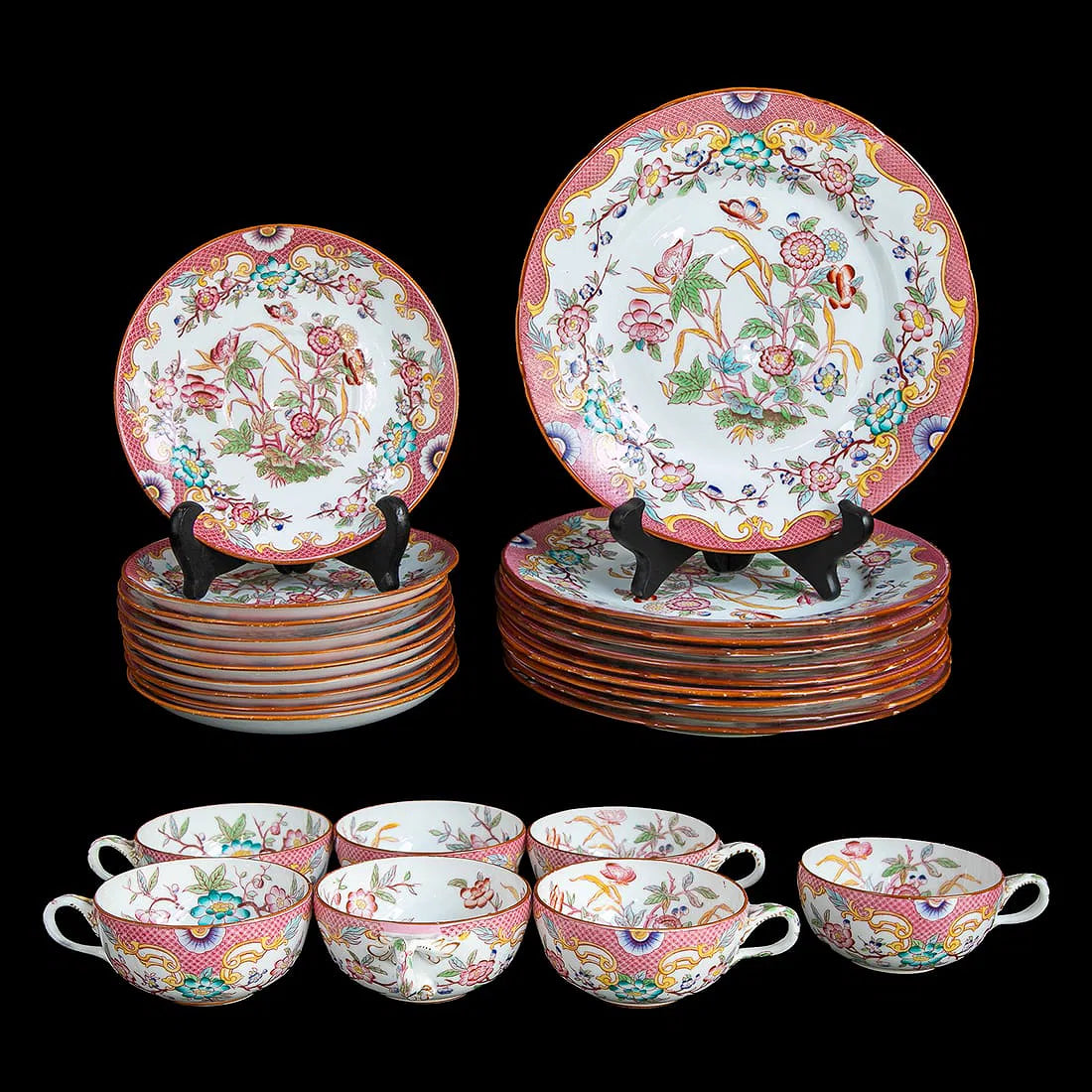 Vintage German Porcelain Tea Cup & Saucer Set