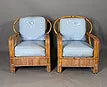 Pair of Vintage Rattan Chairs