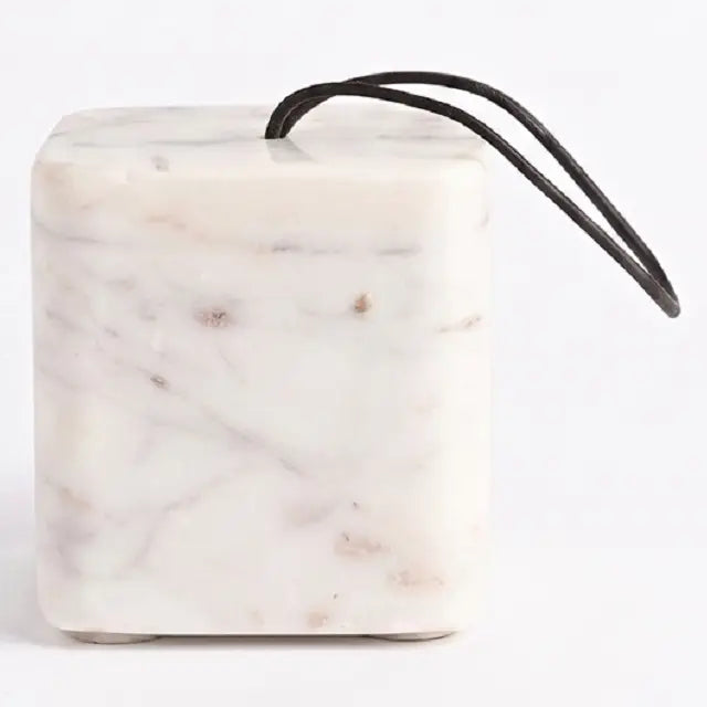 White Marble Door Stopper