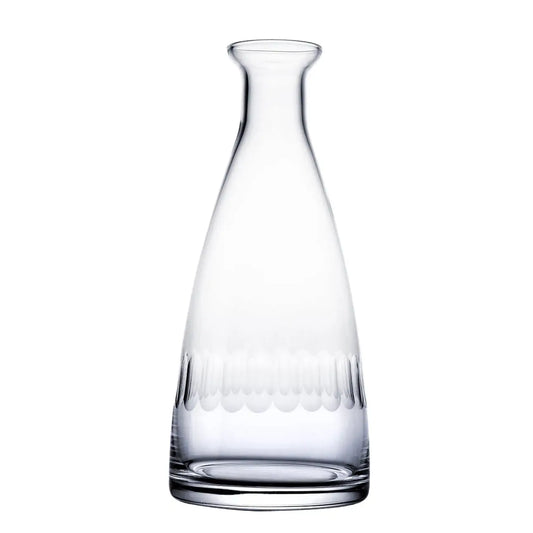 A Crystal Table Carafe with Lens Design